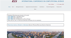 Desktop Screenshot of iccs-meeting.org