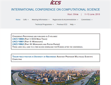 Tablet Screenshot of iccs-meeting.org